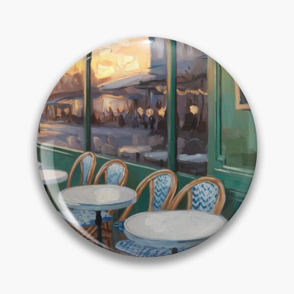 Item preview, French Cafe -Impressionist Painting  designed and sold by CARRAANN.