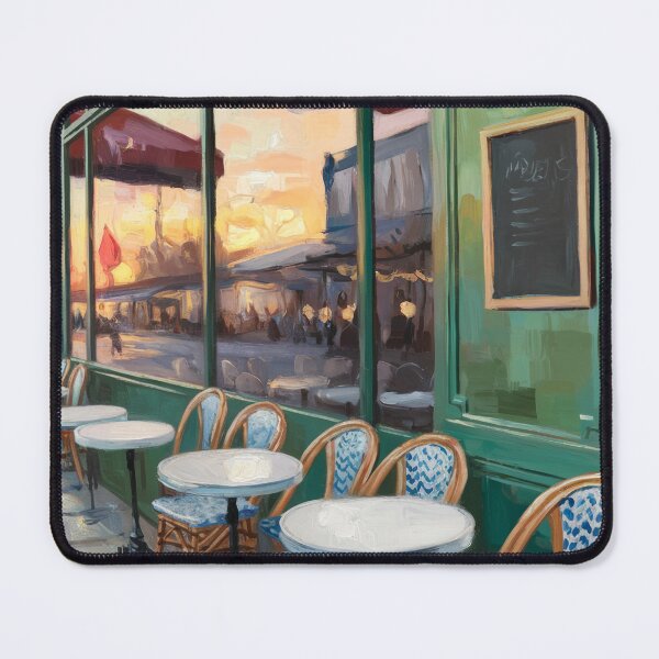 Item preview, French Cafe -Impressionist Painting  designed and sold by CARRAANN.