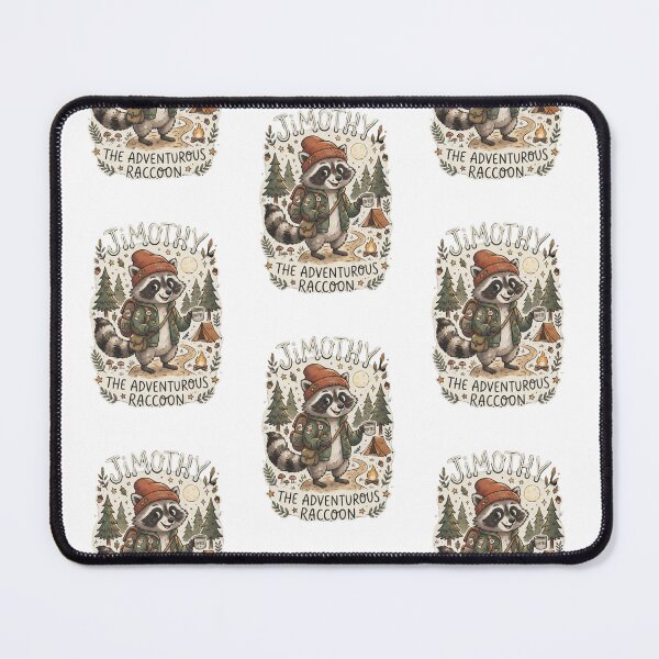 Item preview, Jimothy the Craftsman Raccoon Art | Coffee and Crafts Studio Raccoon Design designed and sold by Art Wave Studio.
