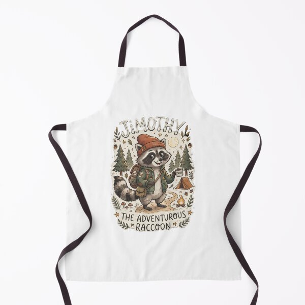 Item preview, Jimothy the Craftsman Raccoon Art | Coffee and Crafts Studio Raccoon Design designed and sold by Art Wave Studio.