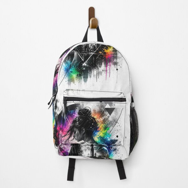 Item preview, Fragments of Identity - Geometric Double Exposure Art designed and sold by Personiq Kaleido.
