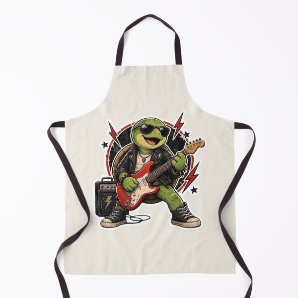 Item preview, Rockstar Turtle Electric Guitar designed and sold by Safe Haven Pets.