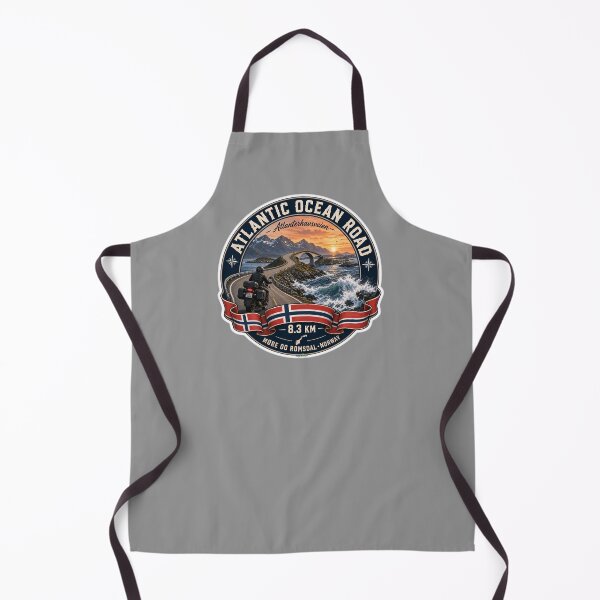 Item preview, Atlantic Ocean Road Norway Atlanterhavsvegen Sticker TShirt 07 designed and sold by OuterShellUK.