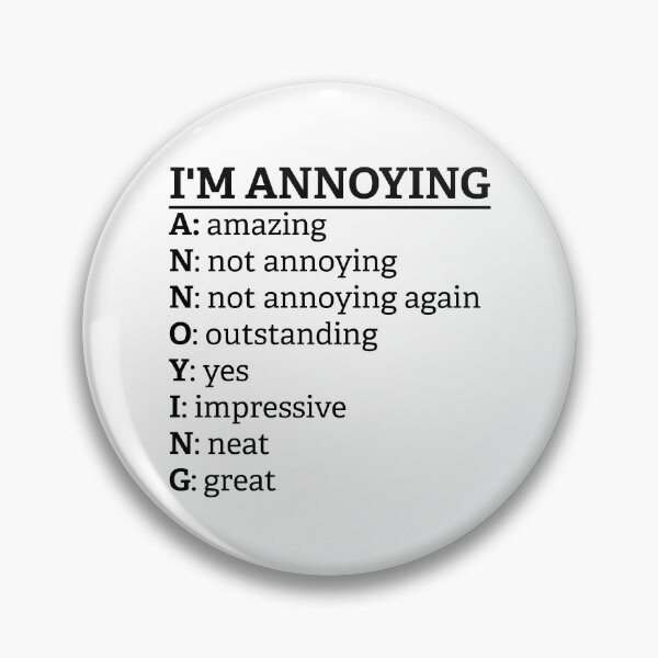 Item preview, i'm annoying designed and sold by noob publishing.