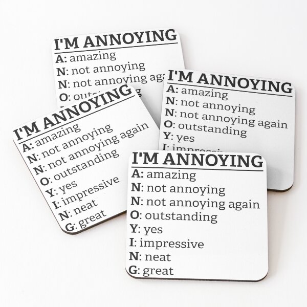 Item preview, i'm annoying designed and sold by noob publishing.