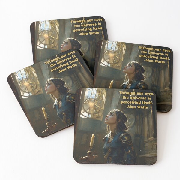Item preview, Through Our Eyes - Alan Watts | Fantasy Mystic Art designed and sold by Epic Art Vault.