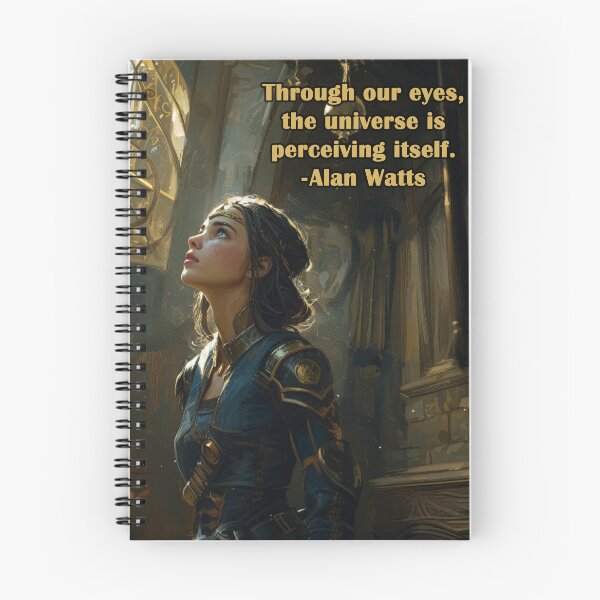 Item preview, Through Our Eyes - Alan Watts | Fantasy Mystic Art designed and sold by Epic Art Geek.