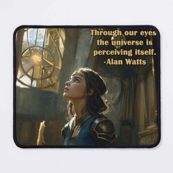 Item preview, Through Our Eyes - Alan Watts | Fantasy Mystic Art designed and sold by Epic Art Vault.