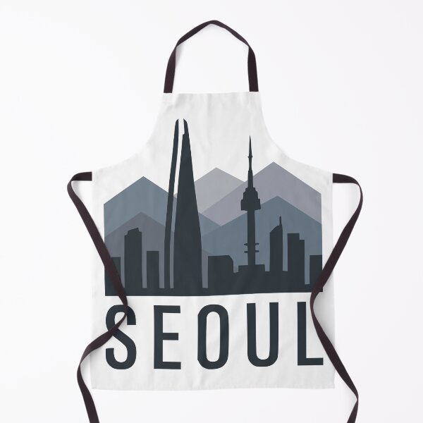 Artikelvorschau, Skyline von Seoul, Südkorea entworfen und verkauft von Imaginationbeyond.