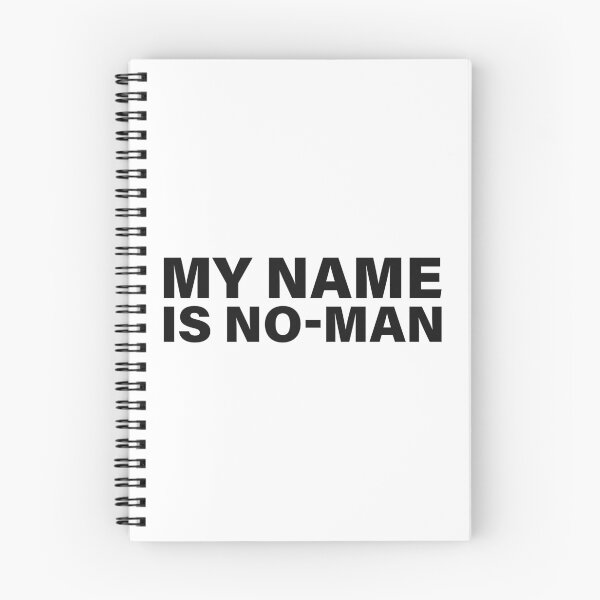Item preview, My Name Is No-Man — The Odyssey Quote (White Version) designed and sold by LiteraryRelics.