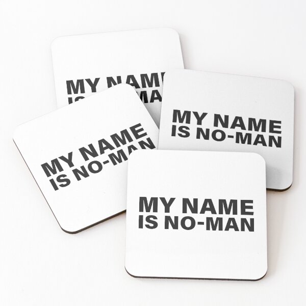 Item preview, My Name Is No-Man — The Odyssey Quote (White Version) designed and sold by LiteraryRelics.