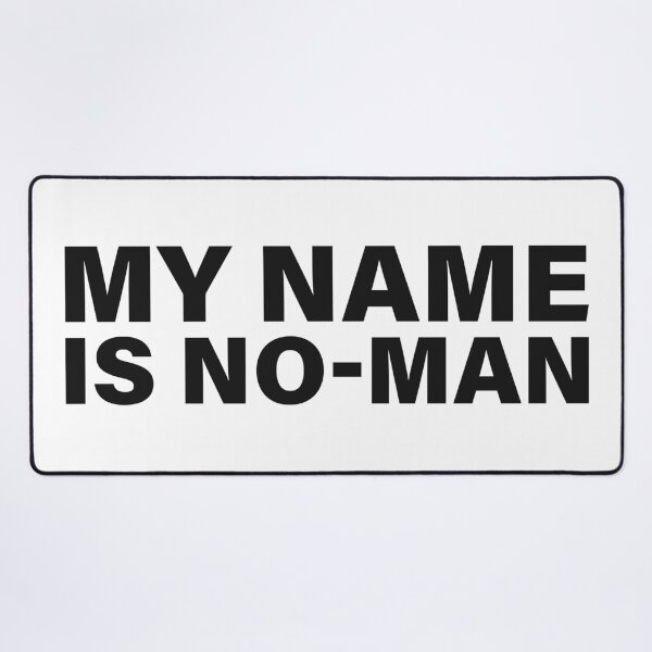 Item preview, My Name Is No-Man — The Odyssey Quote (White Version) designed and sold by LiteraryRelics.