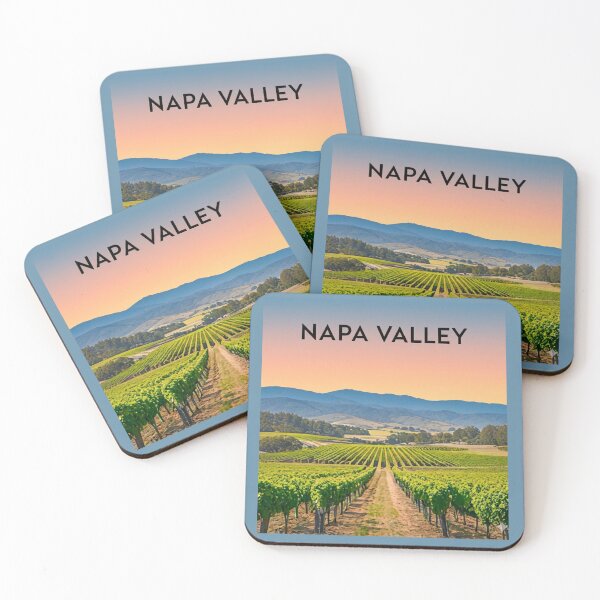Item preview, Napa Valley California Travel Poster Wine Country Wall Art Vineyard Vacation Print designed and sold by Eclipse 3699.