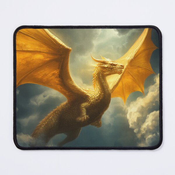 Item preview, Golden Dragon Soaring Through Clouds designed and sold by StudioForge.