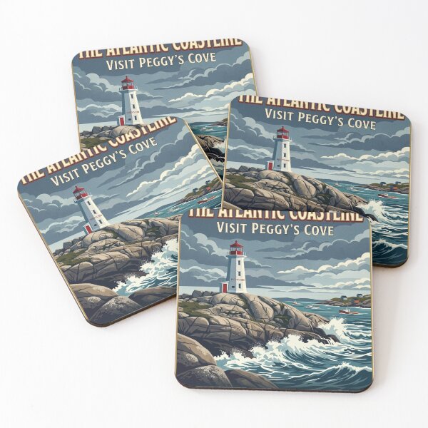 Item preview, Peggy's Cove Nova Scotia Travel Art Poster designed and sold by greatlakesimage.