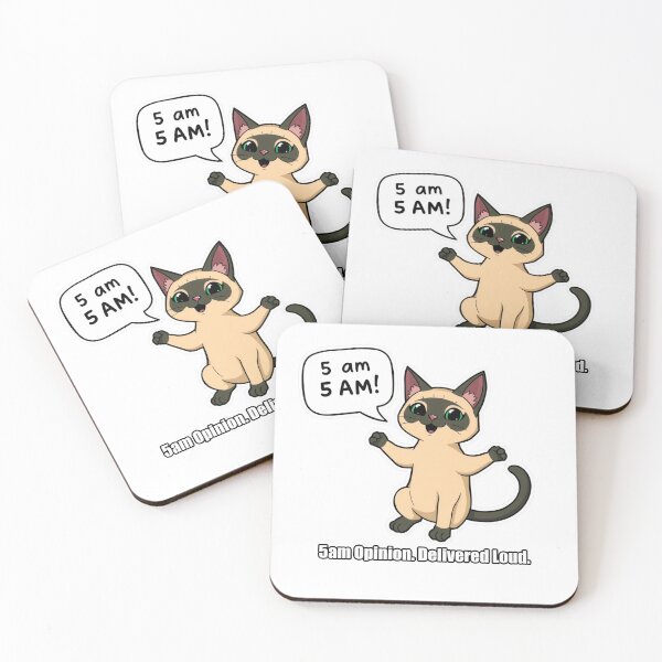 Item preview, Siamese - 5am Opinion Delivered Loud - Funny Siamese Gift designed and sold by pawdrops.