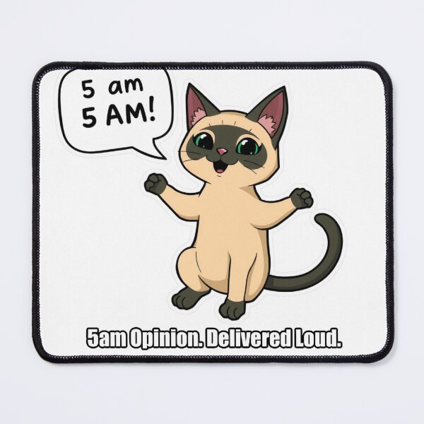 Item preview, Siamese - 5am Opinion Delivered Loud - Funny Siamese Gift designed and sold by pawdrops.