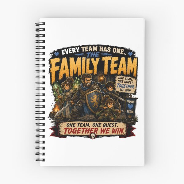 Artikelvorschau, Jedes Team hat einen – das Familienteam | Lustiges T-Shirt für Koop-Gamer entworfen und verkauft von AmaJoy Designs .