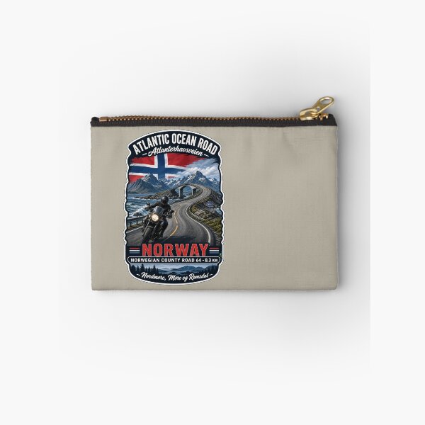 Item preview, Atlantic Ocean Road Norway Atlanterhavsvegen Sticker TShirt 09 designed and sold by OuterShellUK.