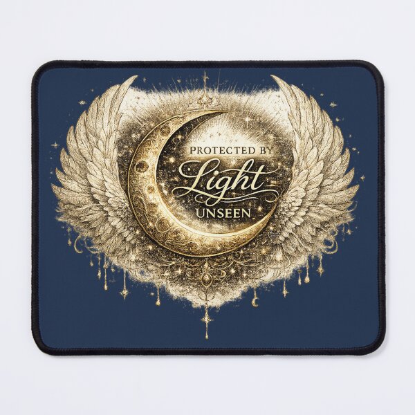 Item preview, Protected by Light Unseen | Celestial Moon Art designed and sold by 'VARI'.