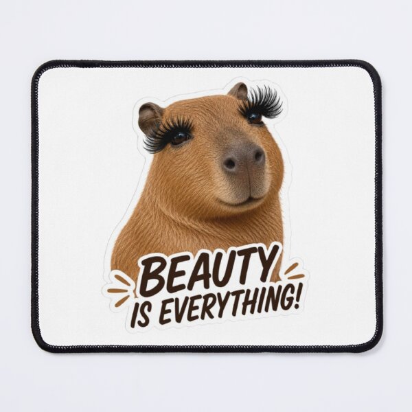 Item preview, Beauty Is Everything Capybara  designed and sold by Snurly.