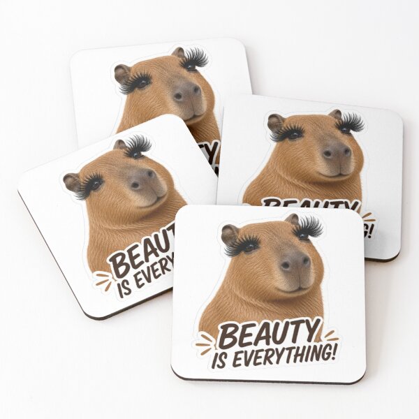 Item preview, Beauty Is Everything Capybara  designed and sold by Snurly.