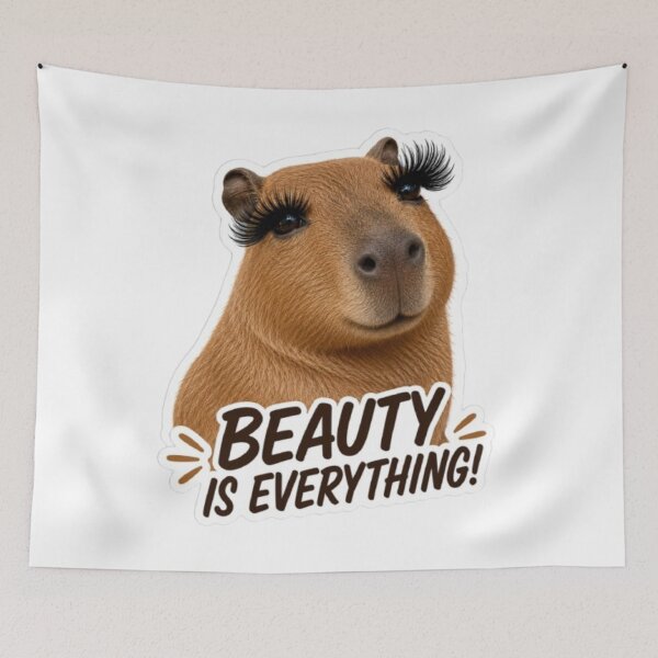 Item preview, Beauty Is Everything Capybara  designed and sold by Snurly.