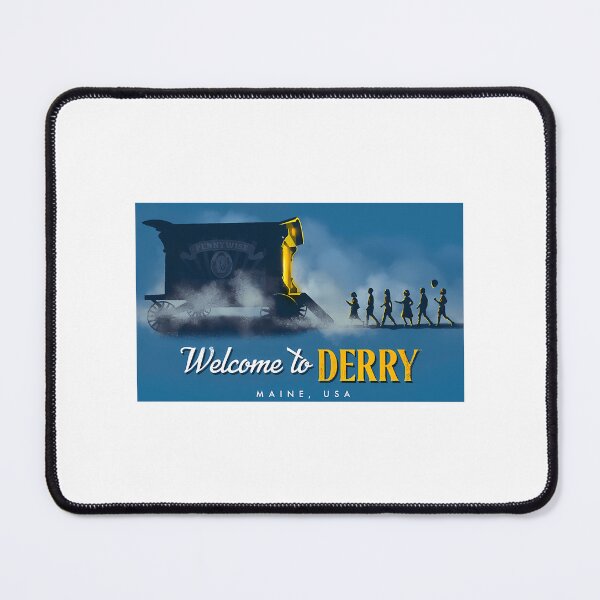 Item preview, Welcome To Derry Poster (Hd) Retro Horror Fan Art Illustration Inspired By Maine designed and sold by dirhjdom.