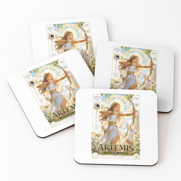 Item preview, Artemis – Goddess of the Hunt | Greek Gods Collection #06 | Mythology Fantasy Art Poster | Divine Archer | Slay The Time designed and sold by SLAYTHESPACE.