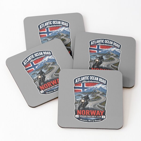 Item preview, Atlantic Ocean Road Norway Atlanterhavsvegen Sticker TShirt 10 designed and sold by OuterShellUK.