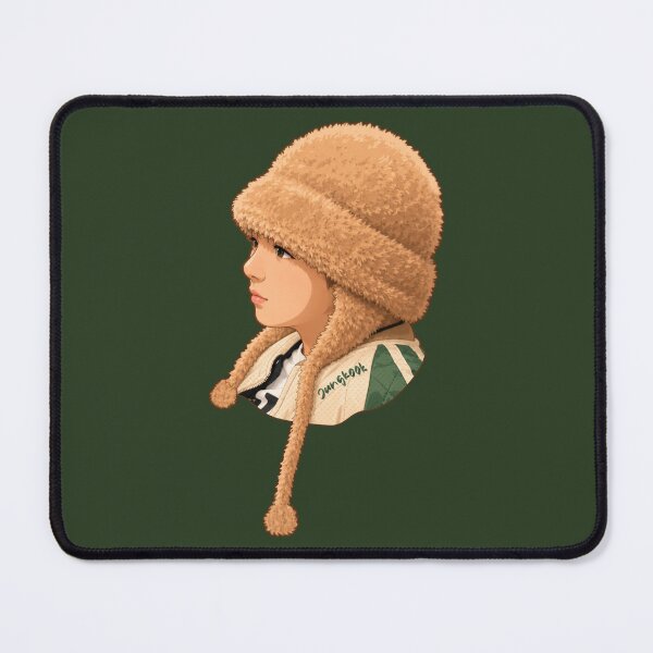 Item preview, BTS cute sleepy Jungkook | JK wearing fluffy beanie art | BTS JK designed and sold by moteesshop.