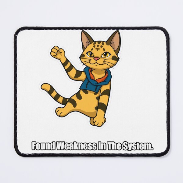 Item preview, Bengal Cat - Found Weakness In The System - Funny Bengal Cat Gift designed and sold by pawdrops.
