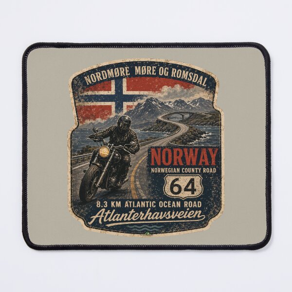 Item preview, Atlantic Ocean Road Norway Atlanterhavsvegen Sticker TShirt 11 designed and sold by OuterShellUK.