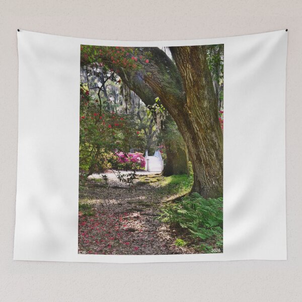 Item preview, Magnolia Plantation Garden Path with Bridge designed and sold by LisaWootenPhoto.
