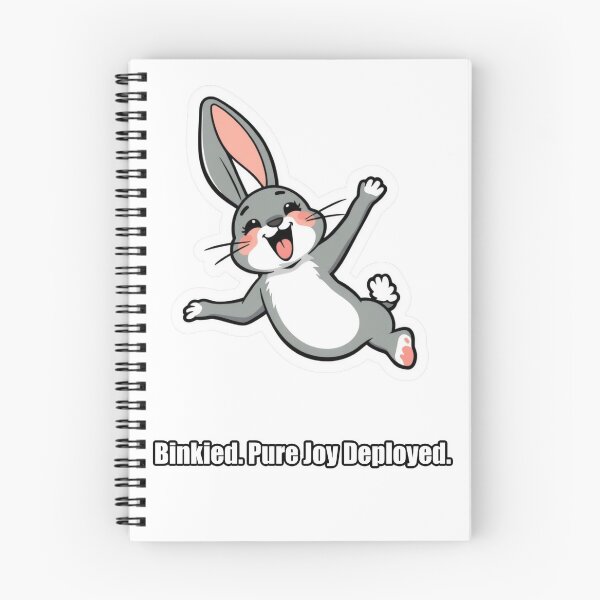 Item preview, Rabbit - Binkied Pure Joy Deployed - Funny Rabbit Gift designed and sold by pawdrops.