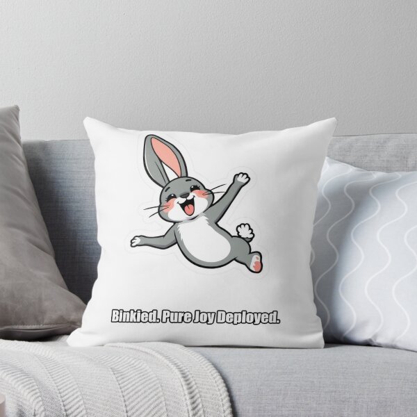 Item preview, Rabbit - Binkied Pure Joy Deployed - Funny Rabbit Gift designed and sold by pawdrops.