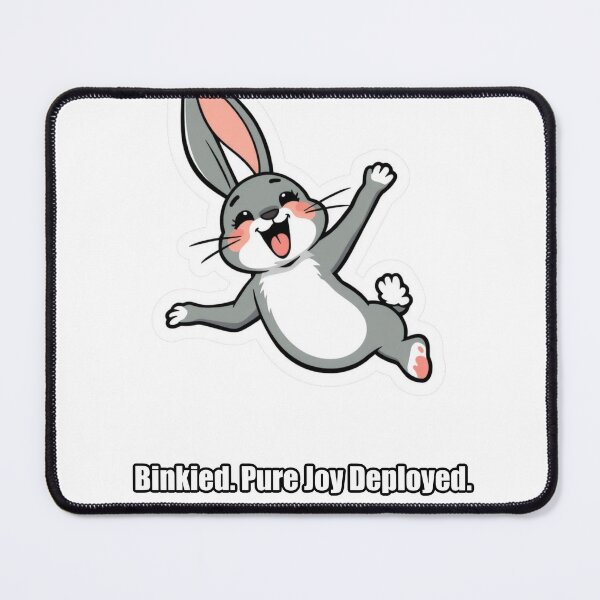 Item preview, Rabbit - Binkied Pure Joy Deployed - Funny Rabbit Gift designed and sold by pawdrops.