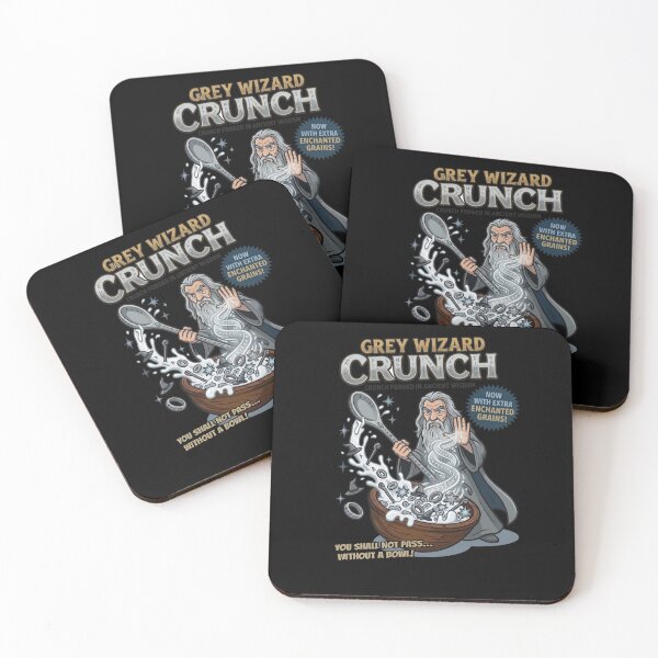 Item preview, Grey Wizard Crunch | Ancient Wisdom Breakfast Cereal | Funny Fantasy Mashup designed and sold by VoglR.
