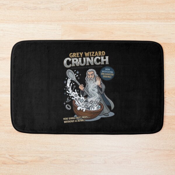 Item preview, Grey Wizard Crunch | Ancient Wisdom Breakfast Cereal | Funny Fantasy Mashup designed and sold by VoglR.
