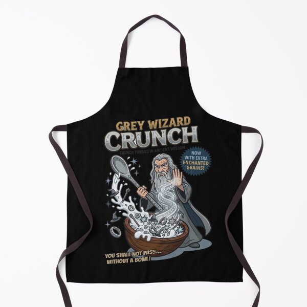 Item preview, Grey Wizard Crunch | Ancient Wisdom Breakfast Cereal | Funny Fantasy Mashup designed and sold by VoglR.
