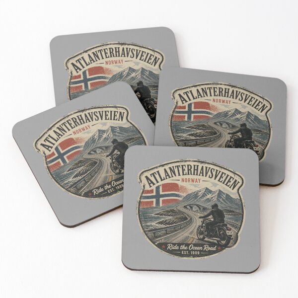 Item preview, Atlantic Ocean Road Norway Atlanterhavsvegen Sticker TShirt 12 designed and sold by OuterShellUK.