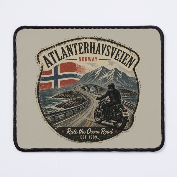 Item preview, Atlantic Ocean Road Norway Atlanterhavsvegen Sticker TShirt 12 designed and sold by OuterShellUK.