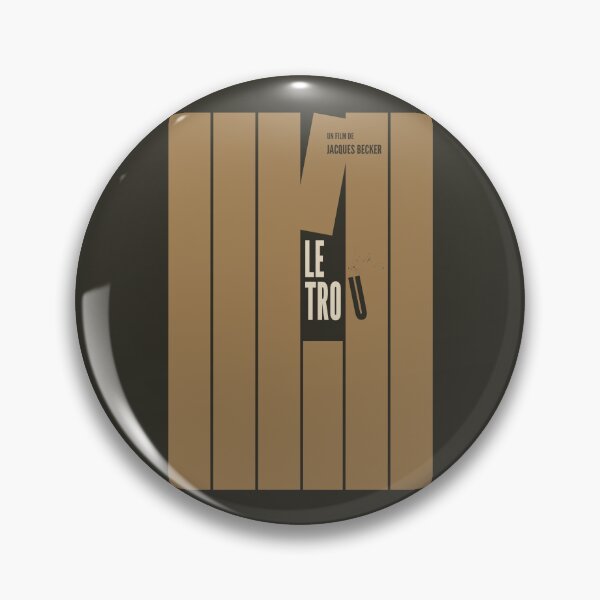 Item preview, Le Trou Poster | Minimalist Tribute to Jacques Becker | French Cinema Art designed and sold by MORKINO POSTERS.