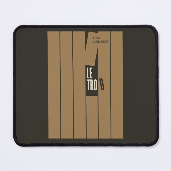 Item preview, Le Trou Poster | Minimalist Tribute to Jacques Becker | French Cinema Art designed and sold by MORKINO POSTERS.
