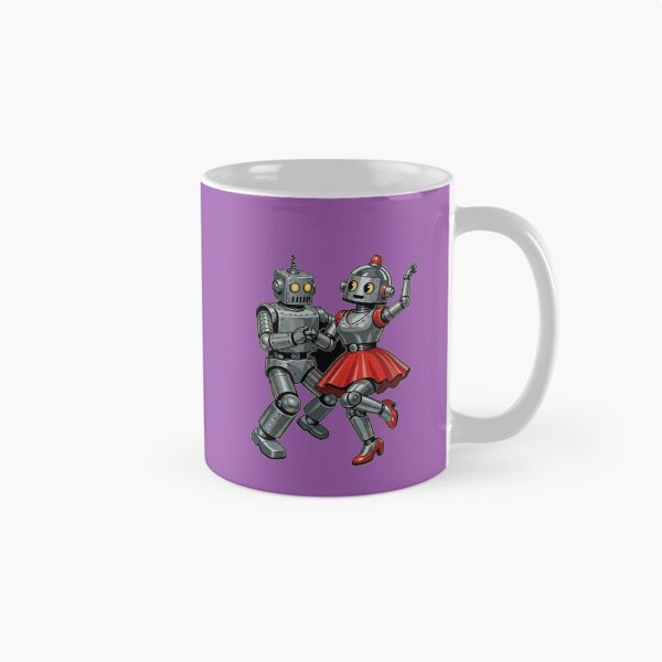 Item preview, Retro Robot Couple Dancing designed and sold by LegendQuarter.