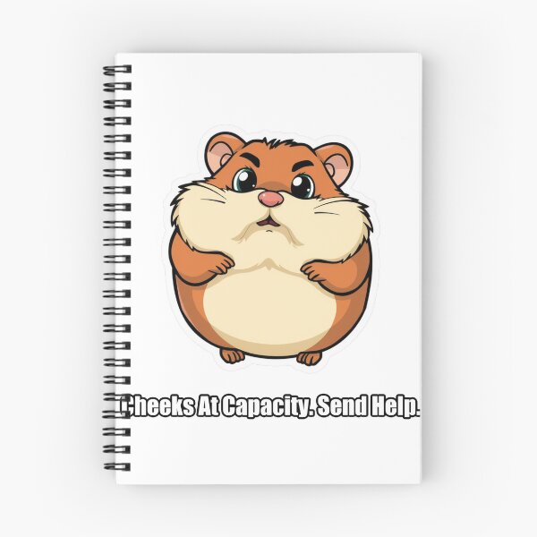 Item preview, Hamster - Cheeks At Capacity Send Help - Funny Hamster Gift designed and sold by pawdrops.