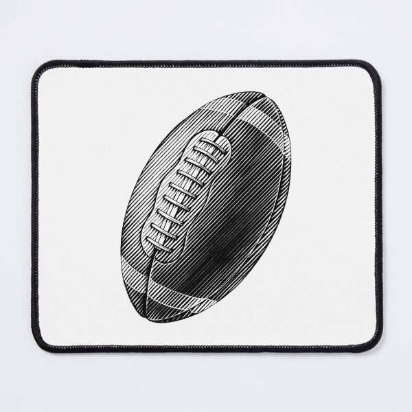 Item preview, Vintage Black American Football Line Art designed and sold by pattern-archive.