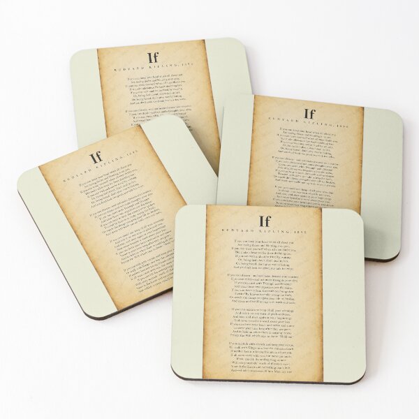 Item preview, Rudyard Kipling's legendary poem "If" designed and sold by LuluLeb.