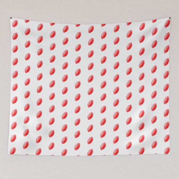 Item preview, Vintage Red American Football Line Art designed and sold by pattern-archive.