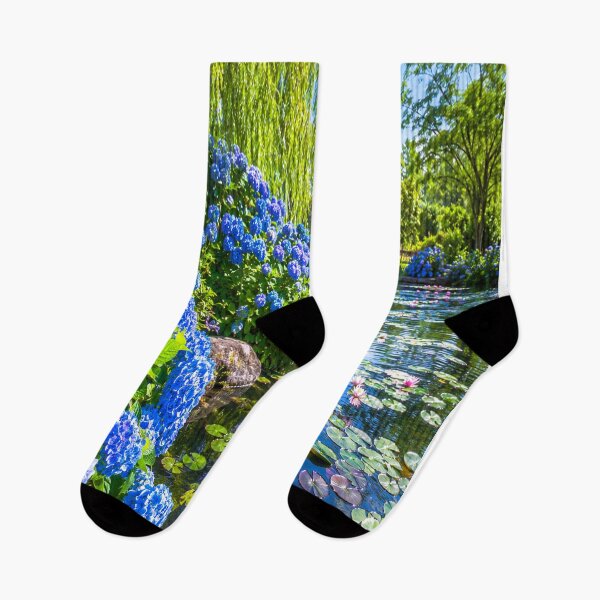 Item preview, Blue Hydrangea Pond Garden designed and sold by CyndiEpps.